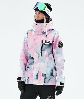 Dope Blizzard W Full Zip 2021 Ženske Skijaške Jakne Visebojne | HR2103MA