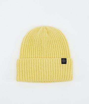 Dope Chunky Ženske Beanie Žute | HR2470SO