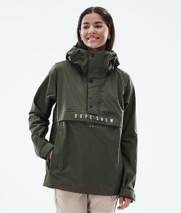 Dope Legacy Light W Ženske Outdoor Jackets Maslinasto Zelene Zelene | HR2209WY