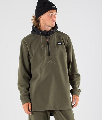 Dope Loyd Muške Fleece Crne Maslinasto Zelene Zelene | HR1509RW