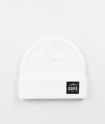 Dope Paradise Muške Beanie Bijele | HR1646AP