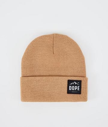 Dope Paradise Muške Beanie Kaki Boja Žute | HR1651HK