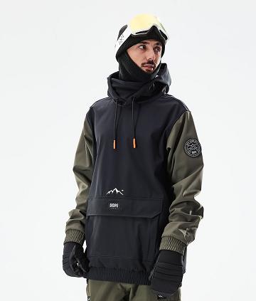 Dope Wylie Patch Muške Jakne Za Snowboard Crne Zelene | HR1293CE