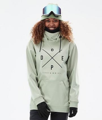 Dope Yeti W 2X-Up Ženske Jakne Za Snowboard Zelene | HR2001WY