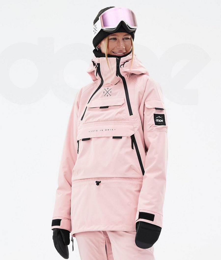 Dope Akin W Ženske Jakne Za Snowboard Roze | HR1873RW