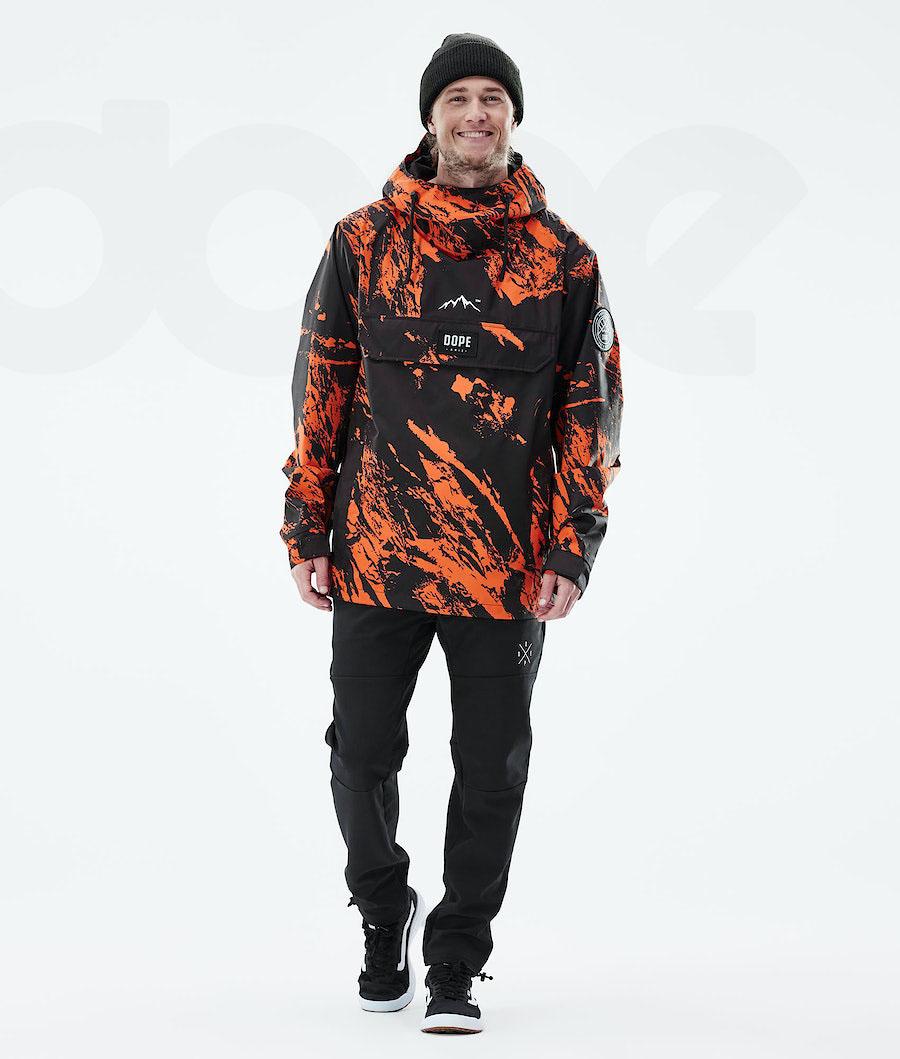 Dope Blizzard Light Paint Muške Outdoor Jackets Narančaste | HR1158JJ