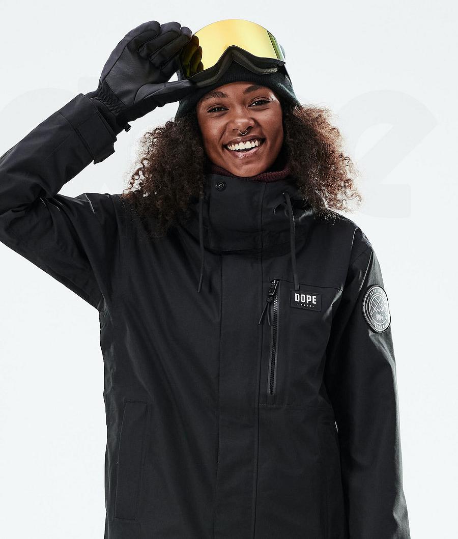 Dope Blizzard W Full Zip 2021 Ženske Skijaške Jakne Crne | HR2102NB