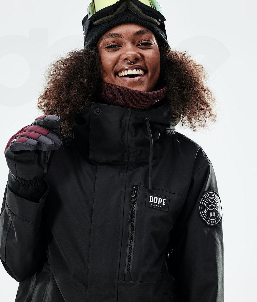 Dope Blizzard W Full Zip 2021 Ženske Skijaške Jakne Crne | HR2102NB