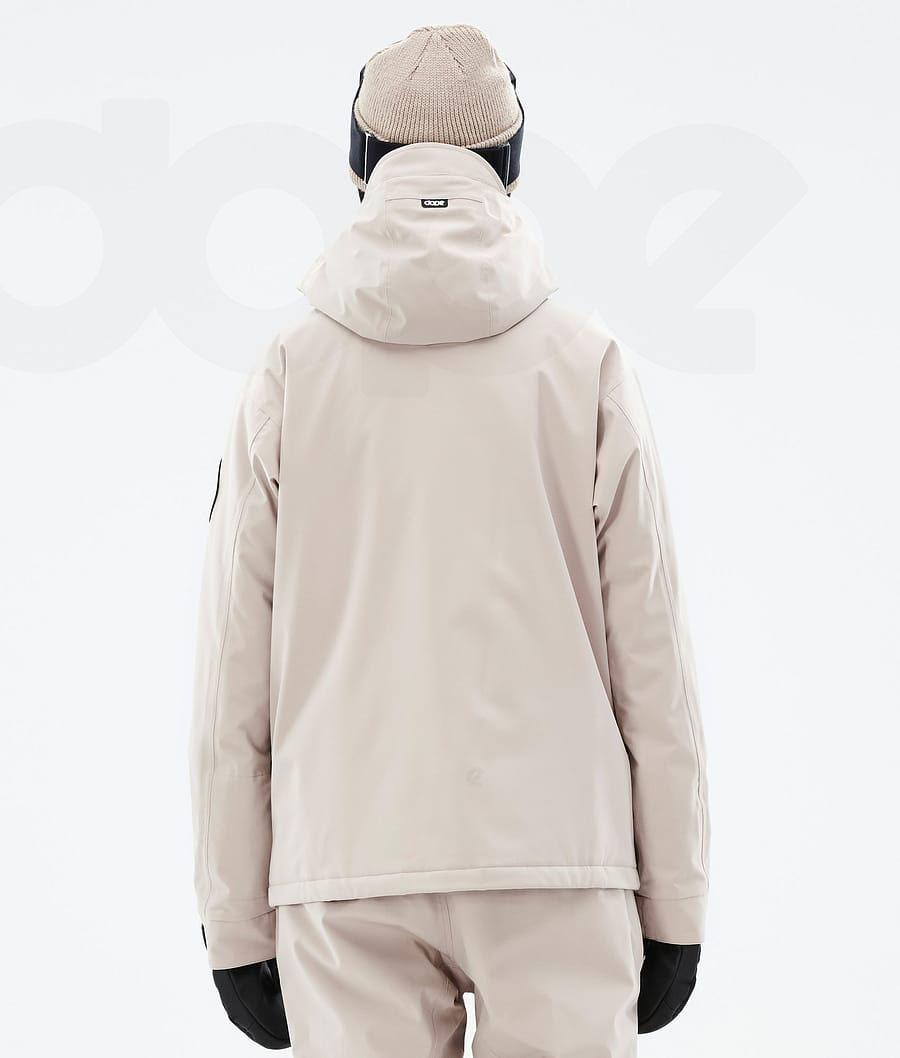 Dope Blizzard W Full Zip Ženske Skijaške Jakne Smeđe | HR2097ZG