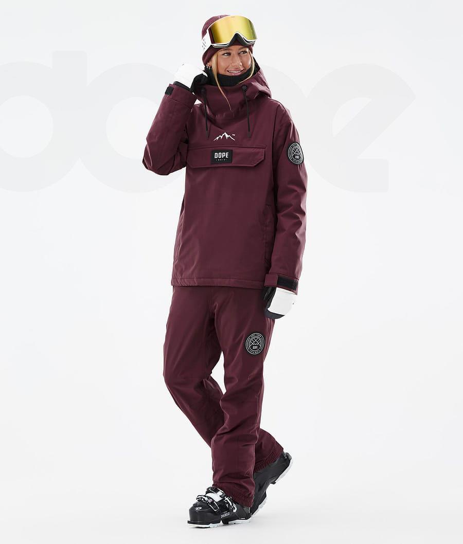 Dope Blizzard W Ženske Skijaške Jakne Bordo | HR2081RW