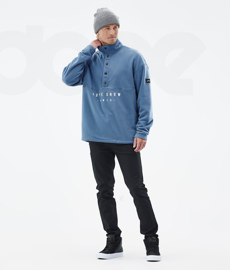 Dope Comfy Muške Fleece Plave Sive | HR1493FM