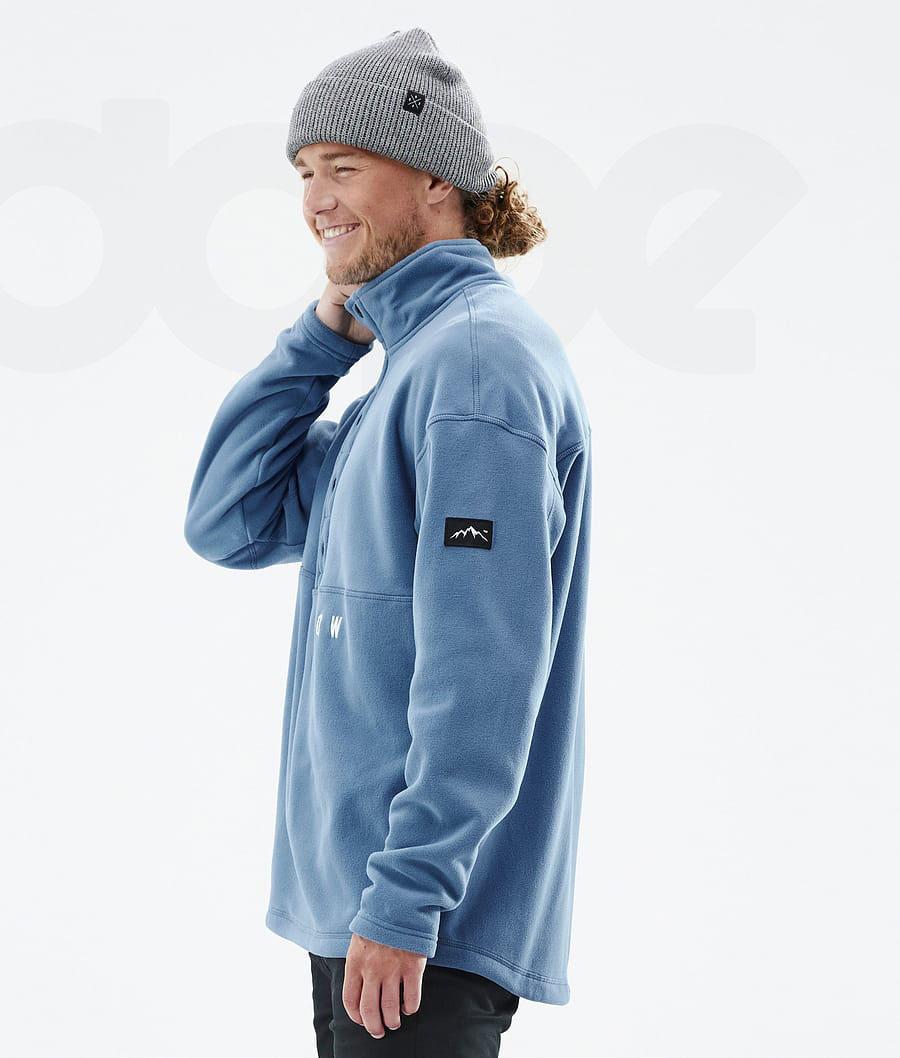 Dope Comfy Muške Fleece Plave Sive | HR1493FM