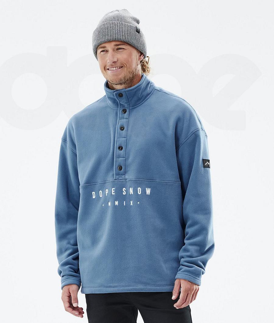 Dope Comfy Muške Fleece Plave Sive | HR1493FM