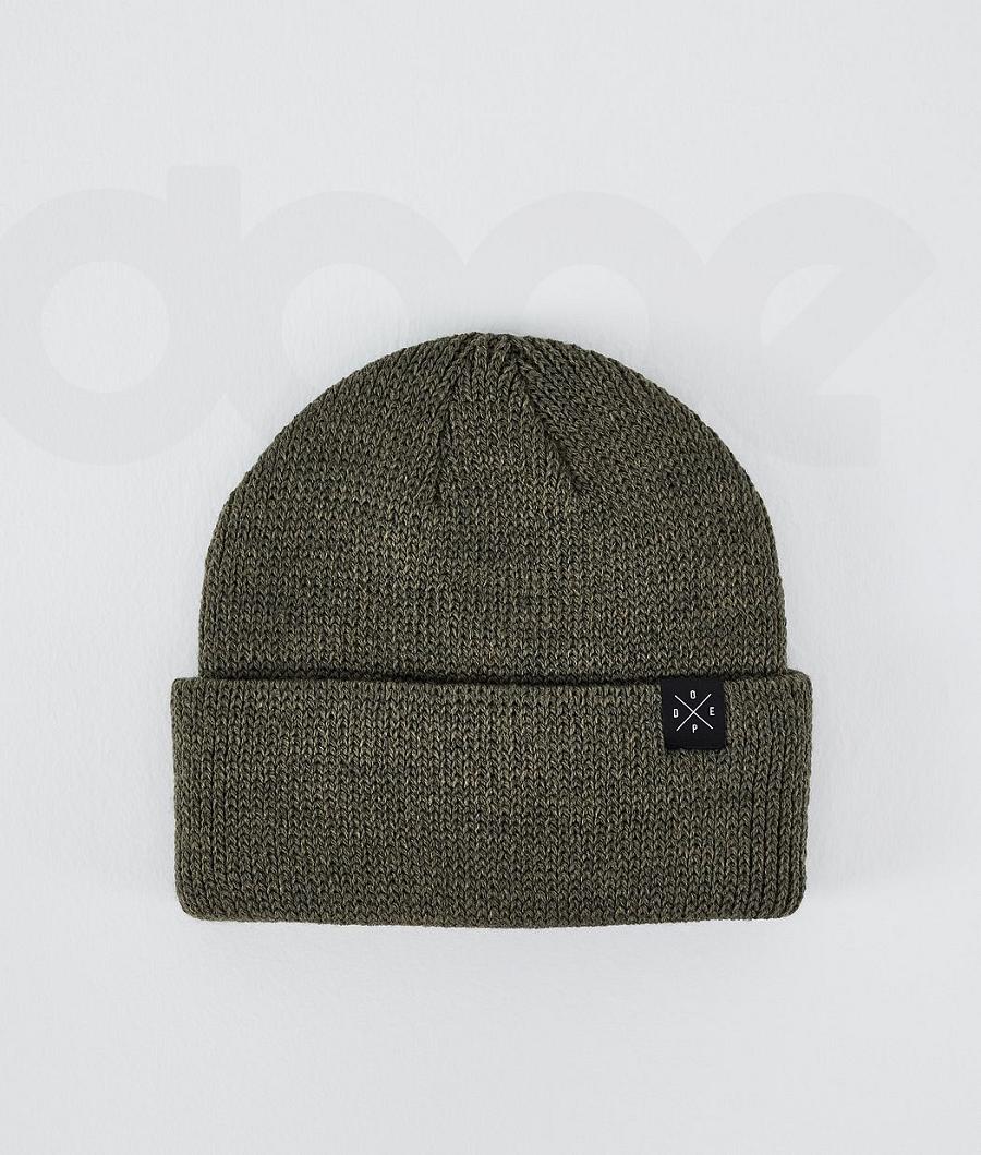 Dope Drifter II Muške Beanie Maslinasto Zelene Zelene | HR1639RW