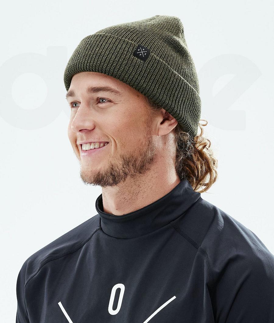 Dope Drifter II Ženske Beanie Maslinasto Zelene Zelene | HR2479EX