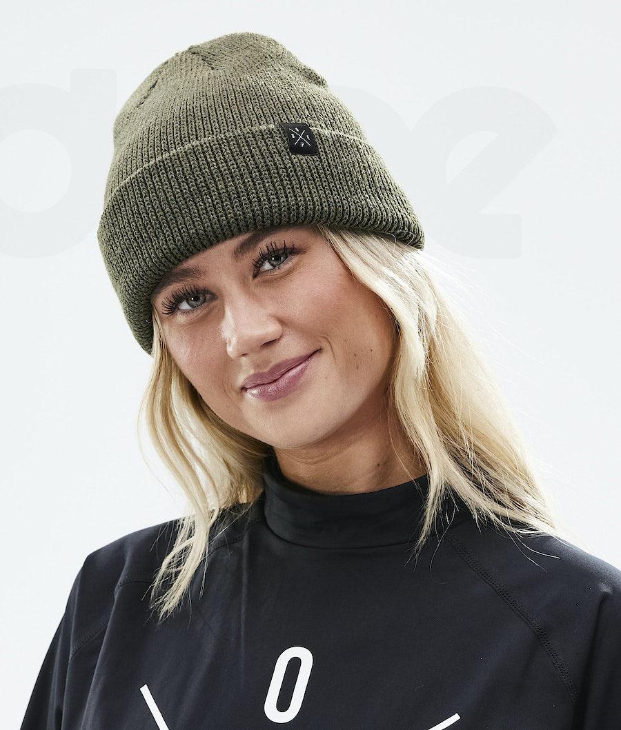 Dope Drifter II Ženske Beanie Maslinasto Zelene Zelene | HR2479EX