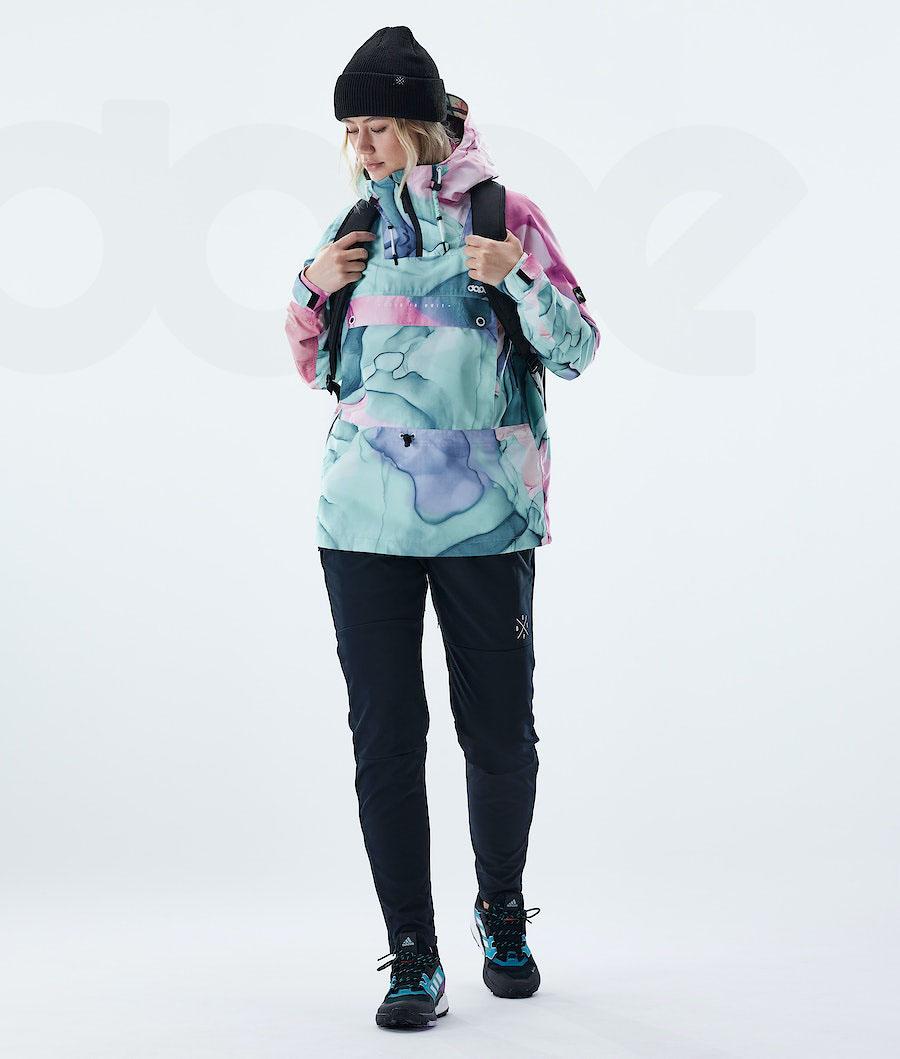 Dope Hiker W Ženske Outdoor Jackets Roze Visebojne | HR2200LH