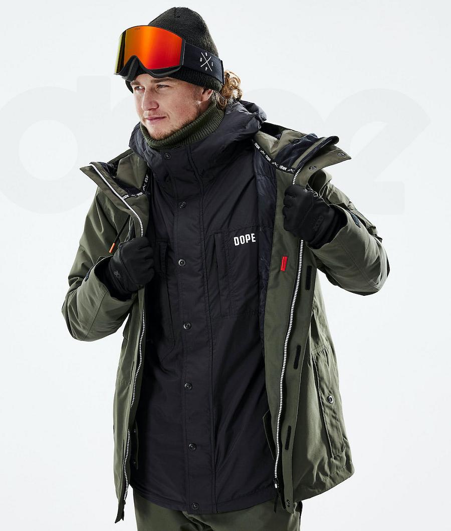 Dope Insulated Muške Jakne Za Snowboard Crne | HR1257SO