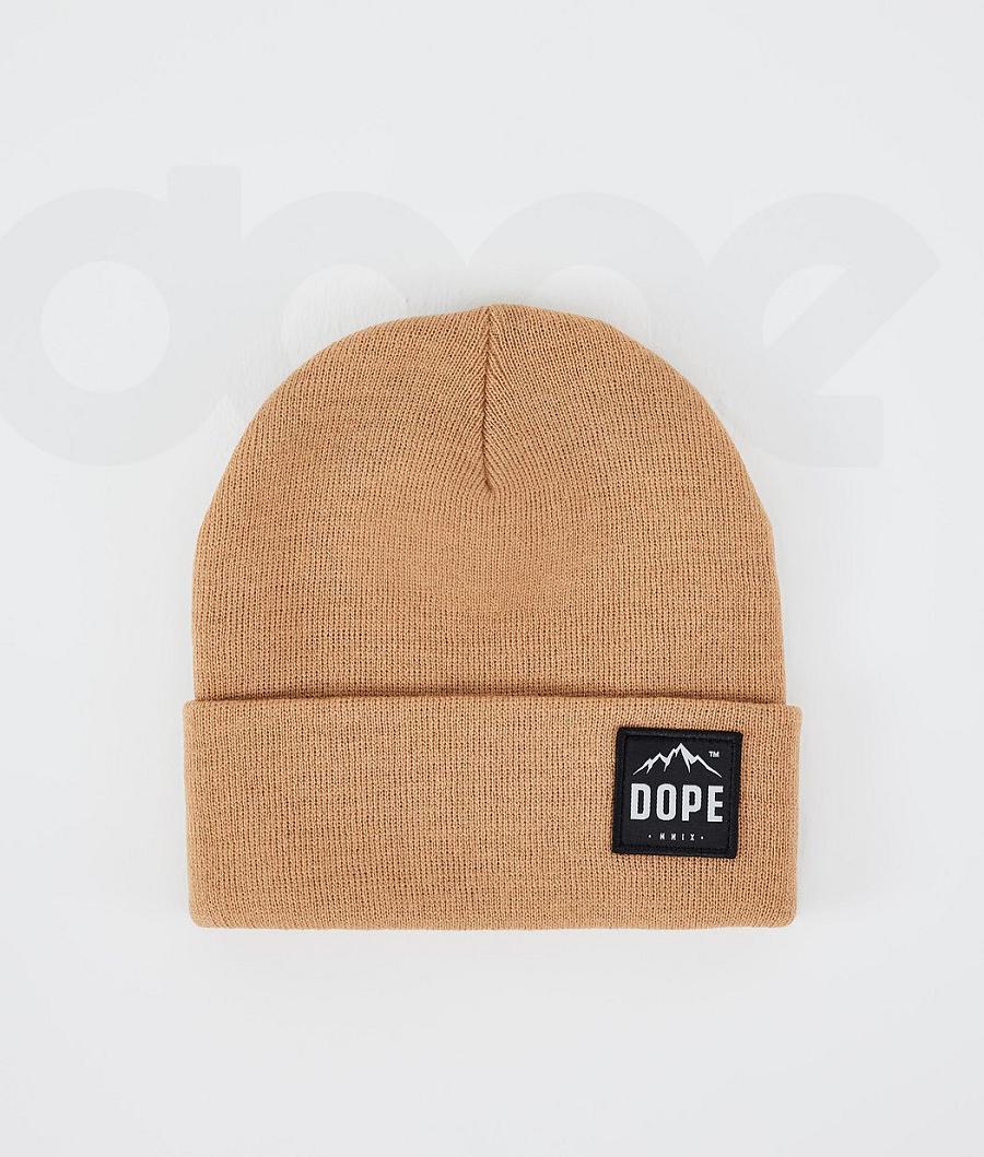 Dope Paradise Ženske Beanie Kaki Boja Žute | HR2490KI