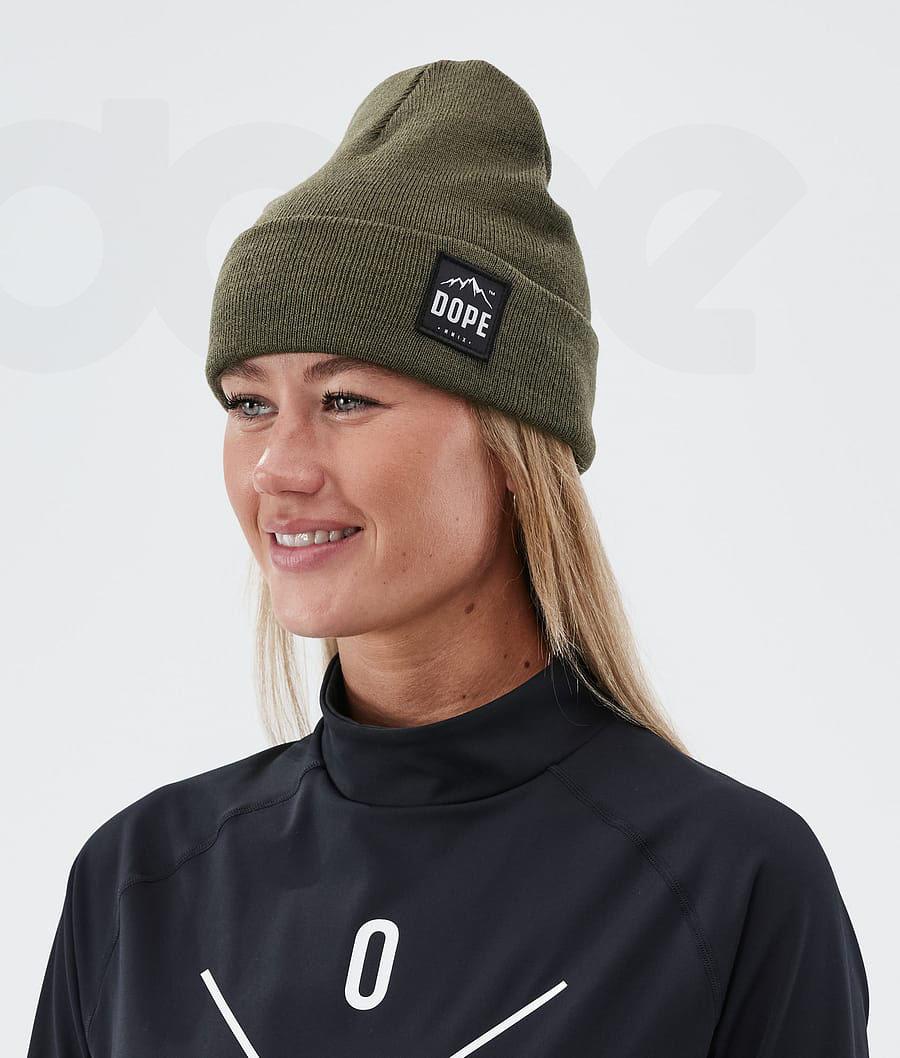 Dope Paradise Ženske Beanie Maslinasto Zelene Zelene | HR2492HK