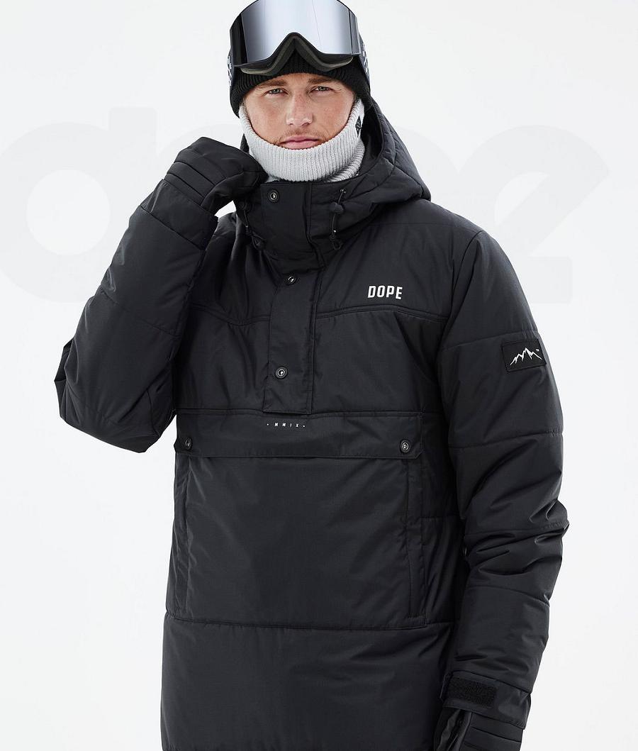 Dope Puffer Muške Jakne Za Snowboard Crne | HR1275RW