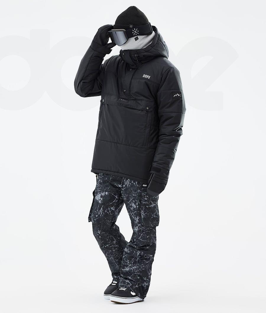 Dope Puffer Muške Jakne Za Snowboard Crne | HR1275RW