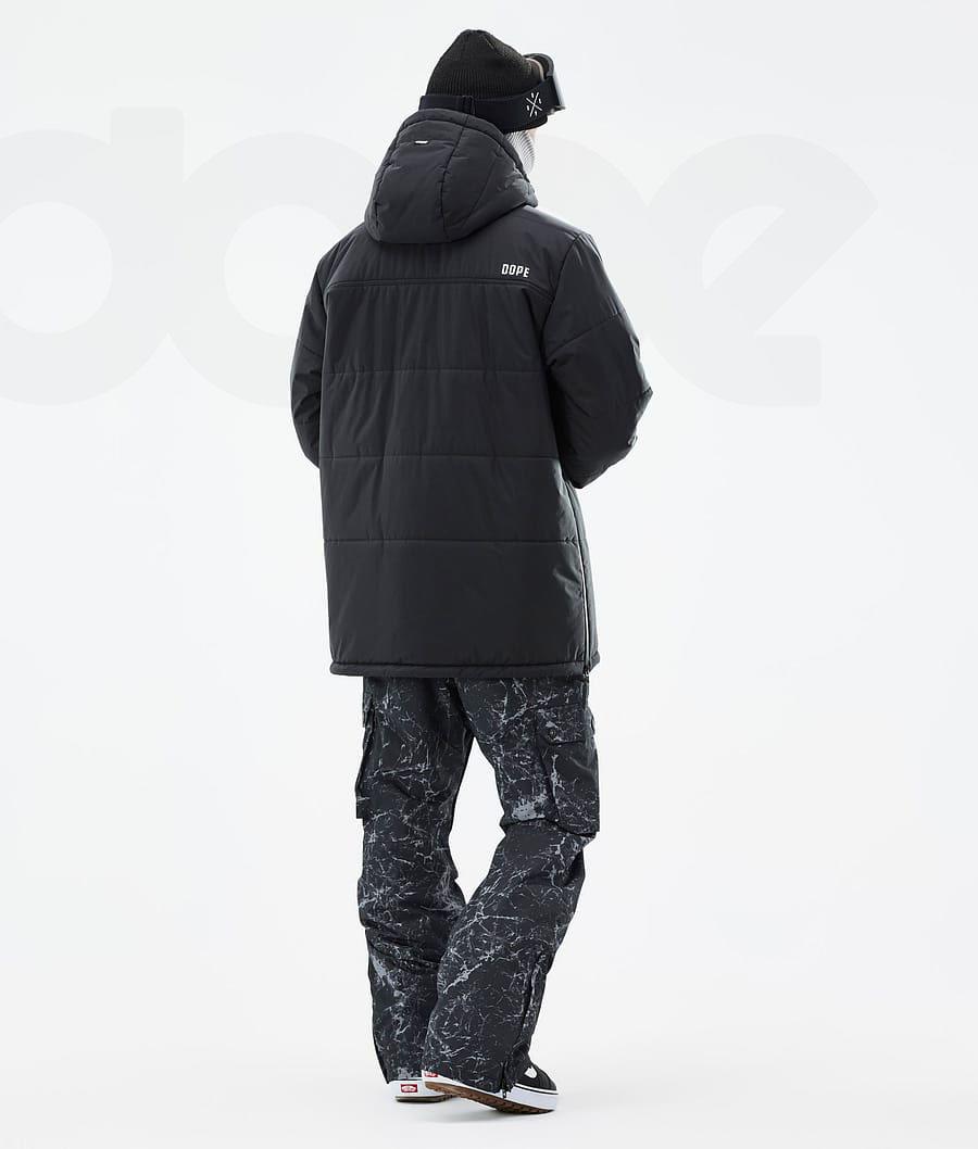 Dope Puffer Muške Jakne Za Snowboard Crne | HR1275RW