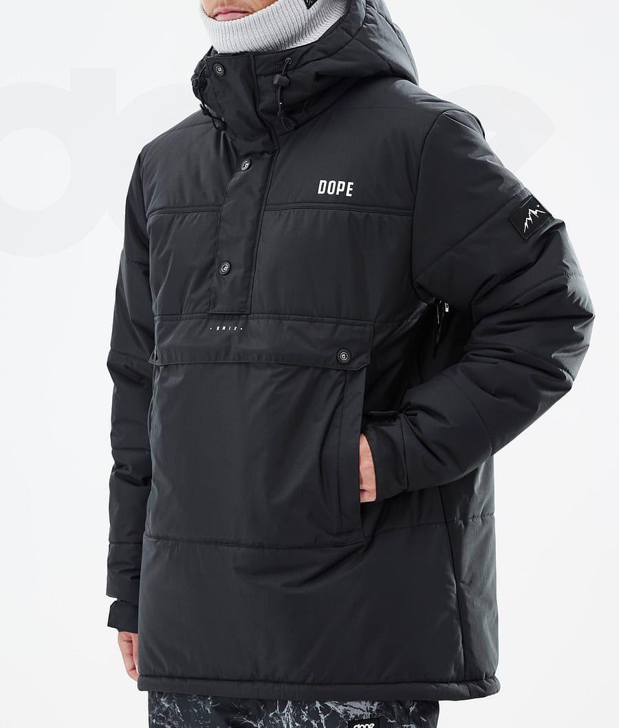 Dope Puffer Muške Jakne Za Snowboard Crne | HR1275RW