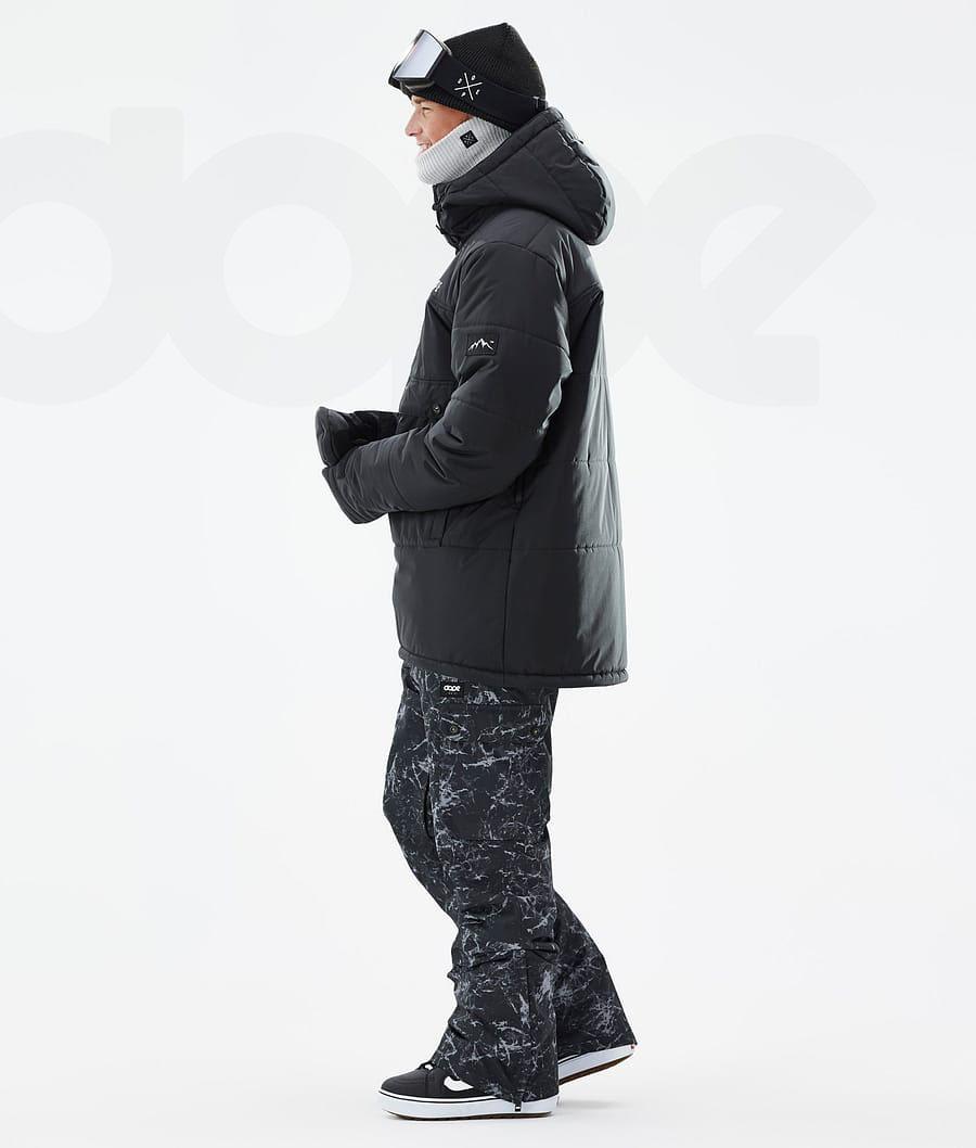 Dope Puffer Muške Jakne Za Snowboard Crne | HR1275RW