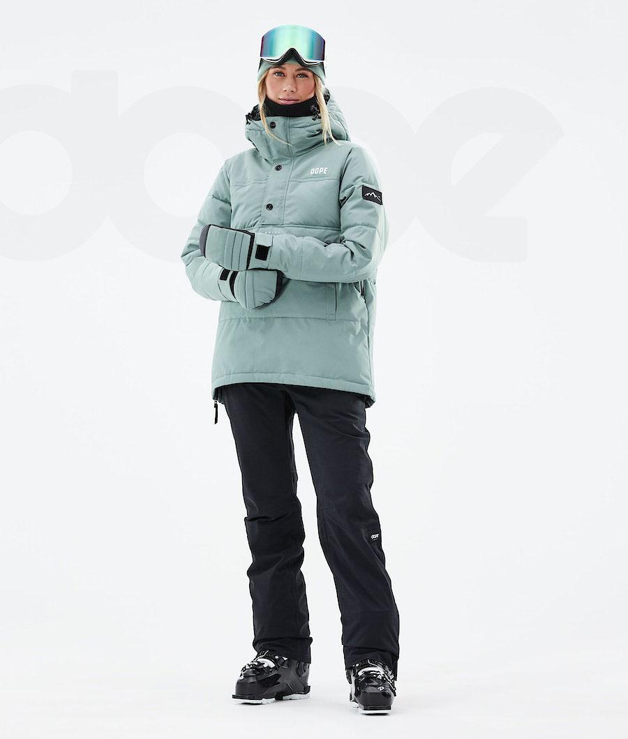 Dope Puffer W 2021 Ženske Skijaške Jakne Zelene | HR2139PQ