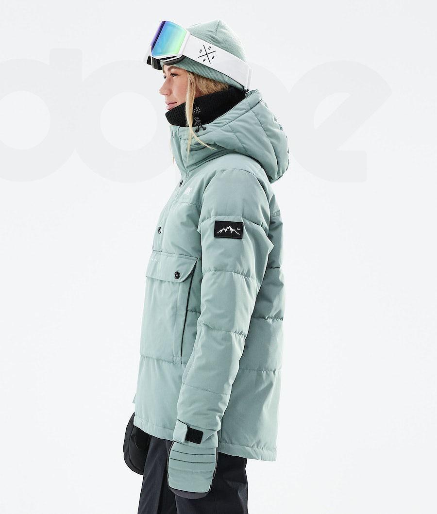 Dope Puffer W 2021 Ženske Skijaške Jakne Zelene | HR2139PQ