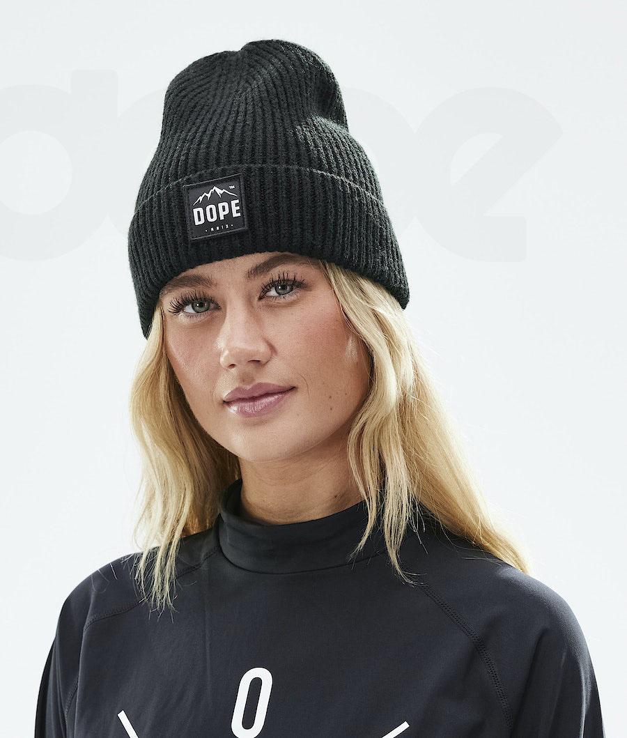 Dope Rebrasti Paradise Ženske Beanie Crne | HR2505EX