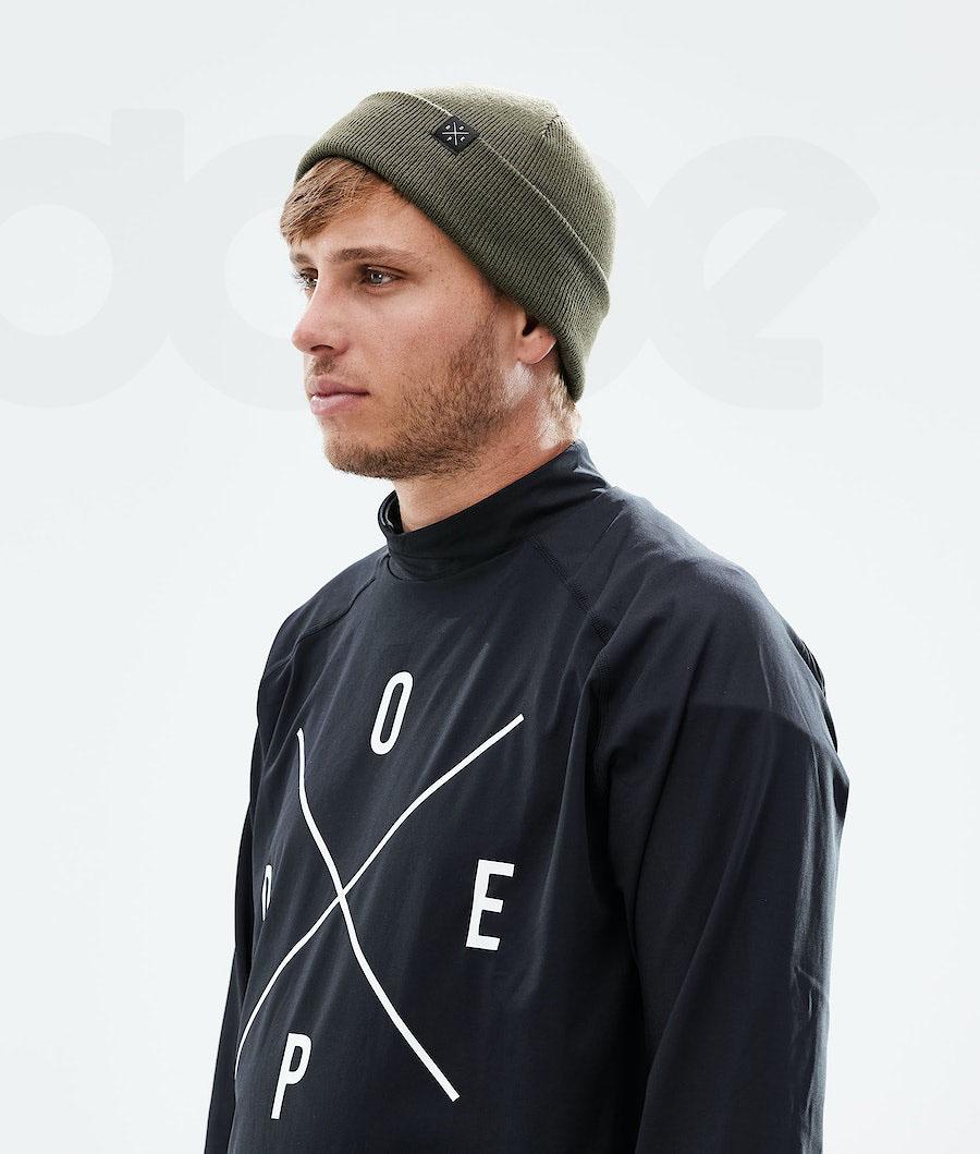 Dope Solitude 2021 Muške Beanie Maslinasto Zelene Zelene | HR1681ZG