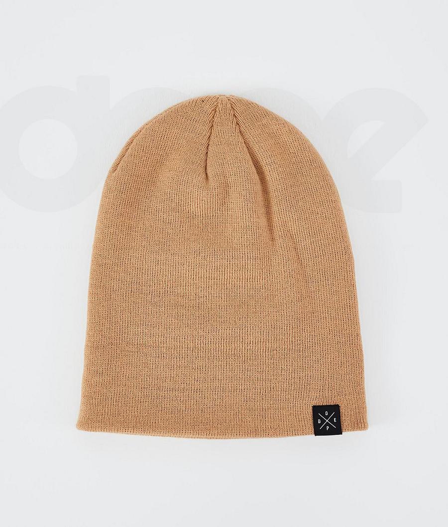 Dope Solitude Muške Beanie Kaki Boja Žute | HR1674DN