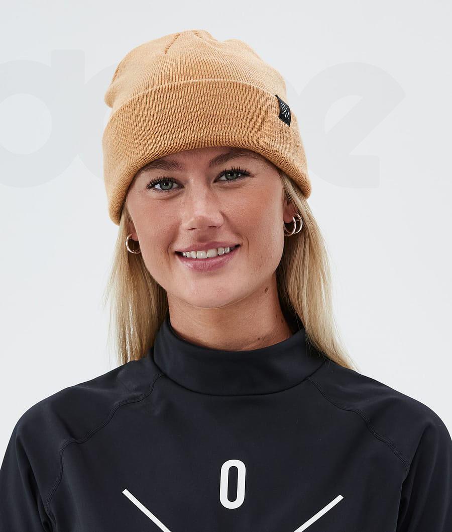 Dope Solitude Muške Beanie Kaki Boja Žute | HR1674DN