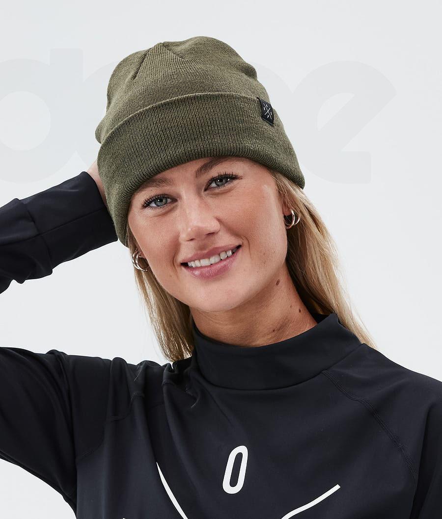 Dope Solitude Muške Beanie Maslinasto Zelene Zelene | HR1670OR