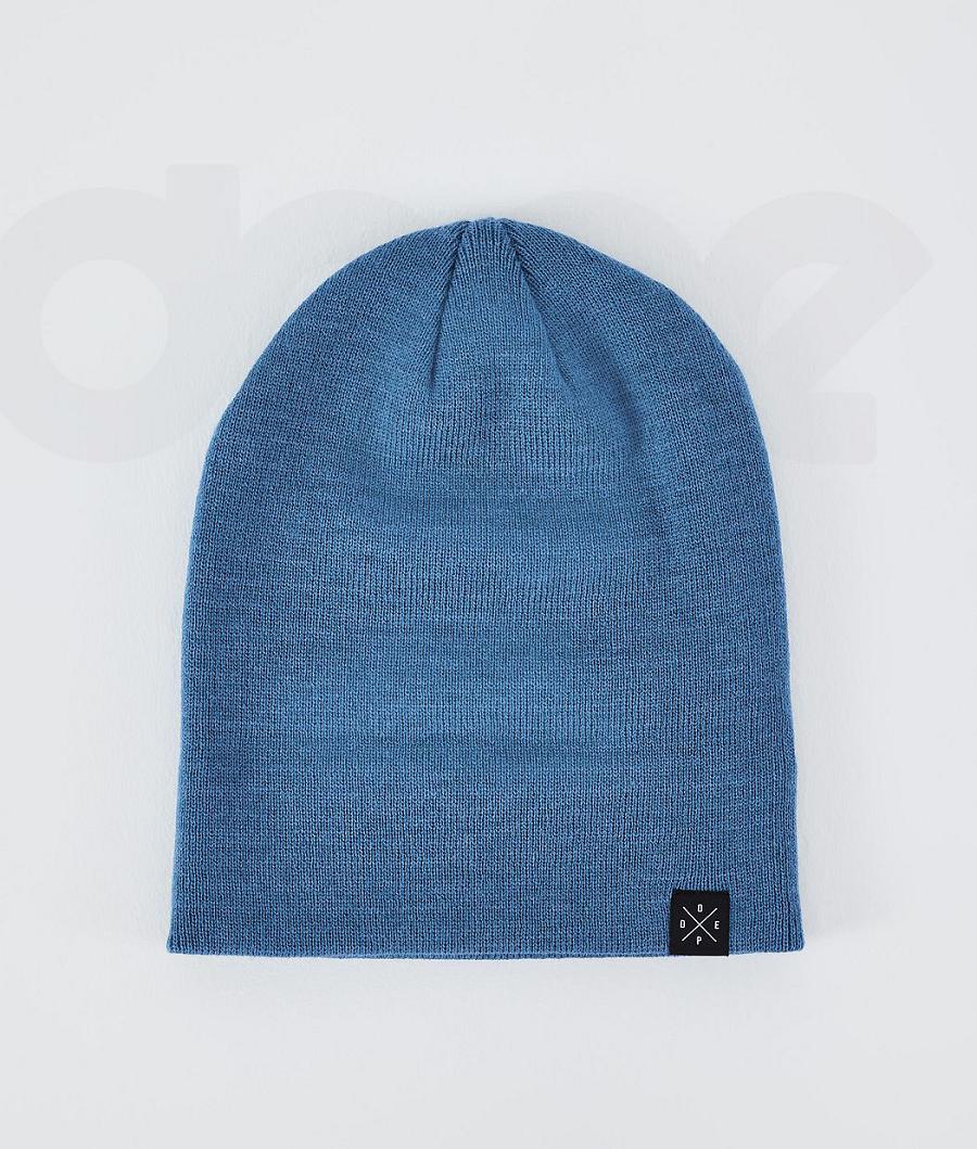 Dope Solitude Muške Beanie Plave Sive | HR1678JJ