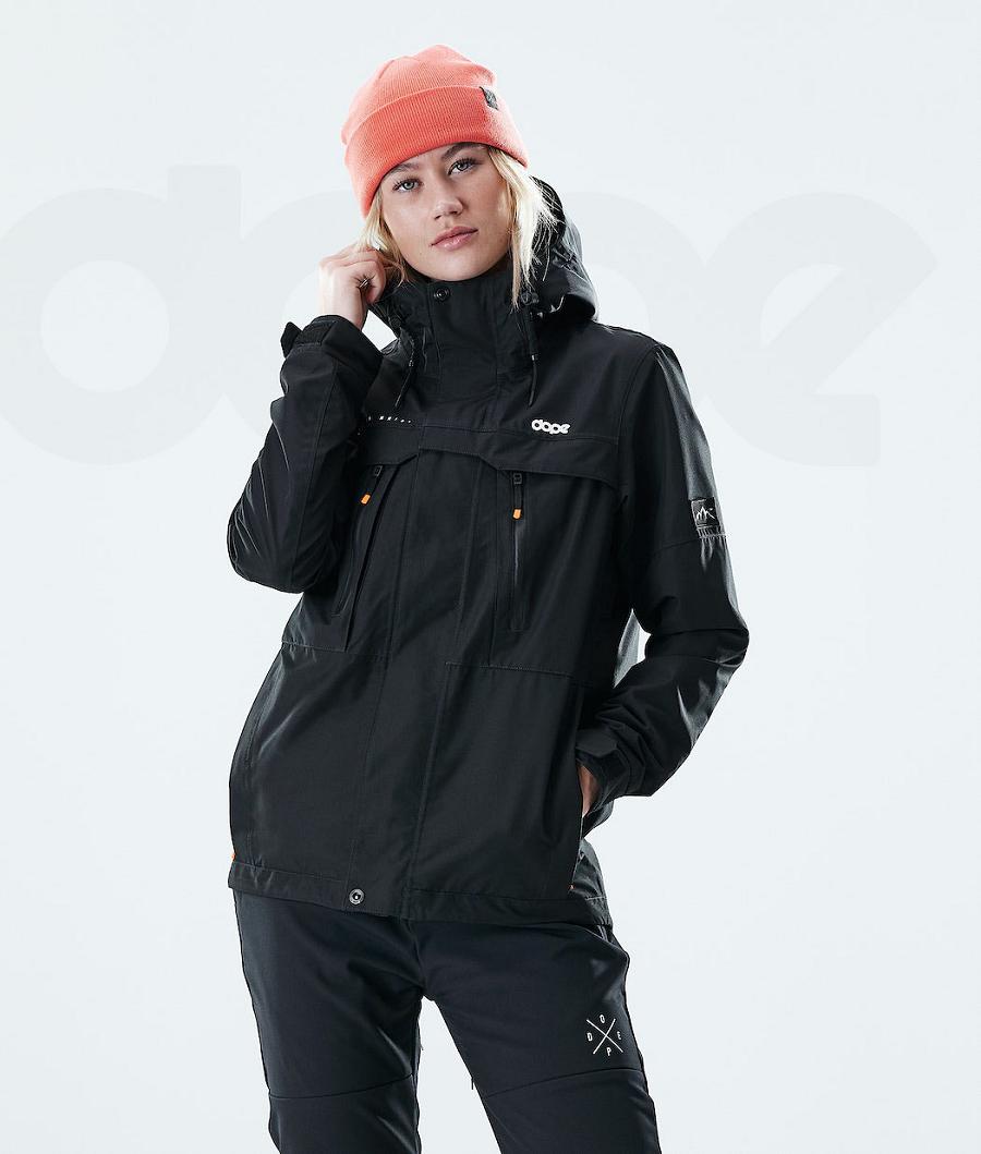 Dope Trekker W Ženske Outdoor Jackets Crne | HR2221FM