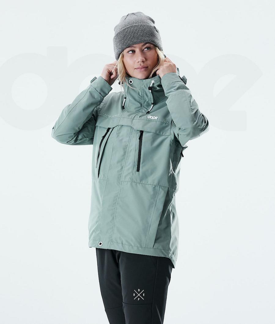 Dope Trekker W Ženske Outdoor Jackets Zelene | HR2220DN