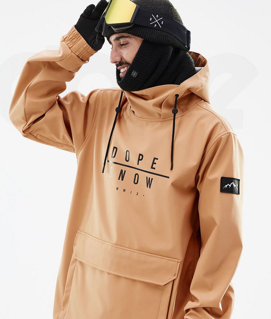 Dope Wylie DS Muške Jakne Za Snowboard Kaki Boja Žute | HR1286GL