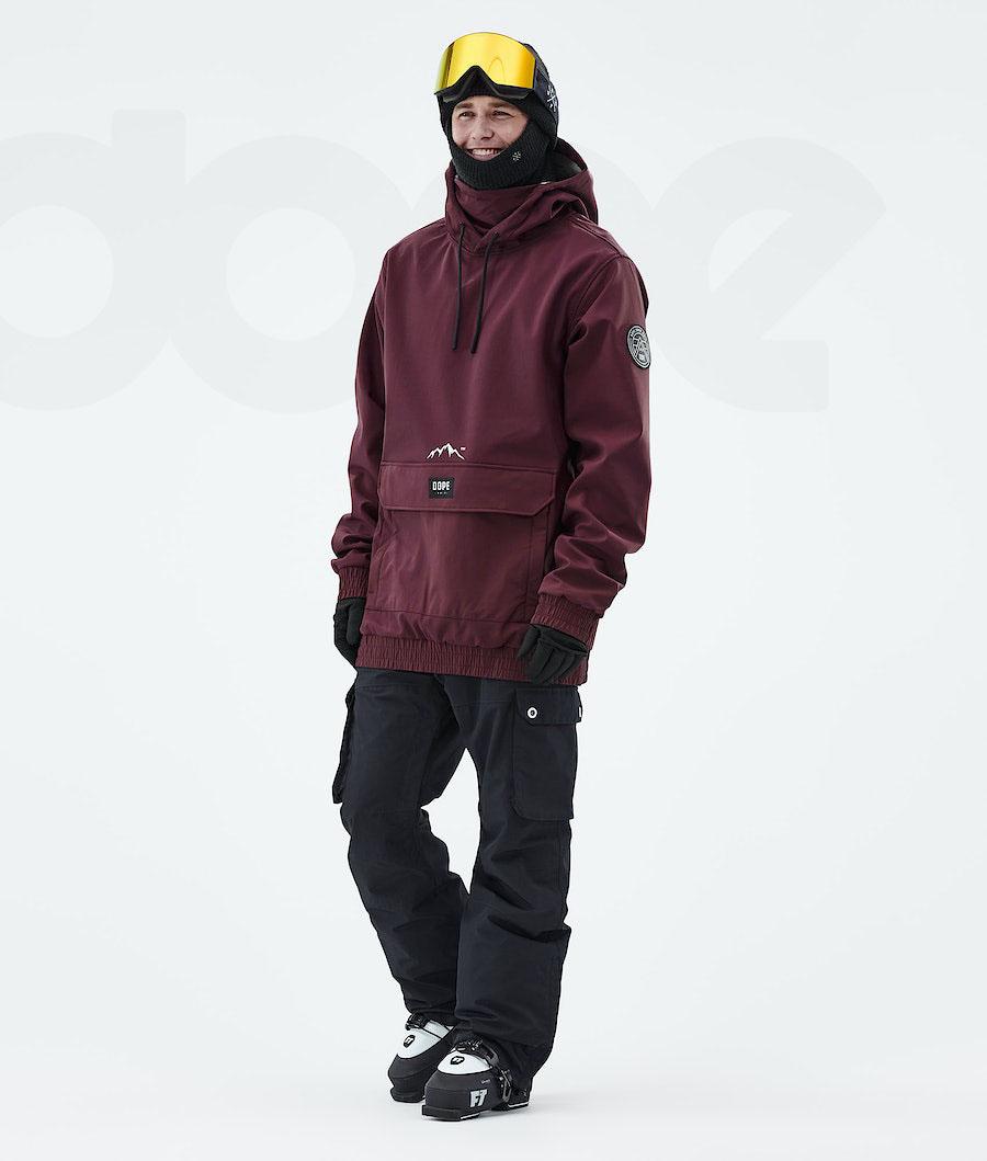 Dope Wylie Patch Muške Skijaške Jakne Bordo | HR1419KI