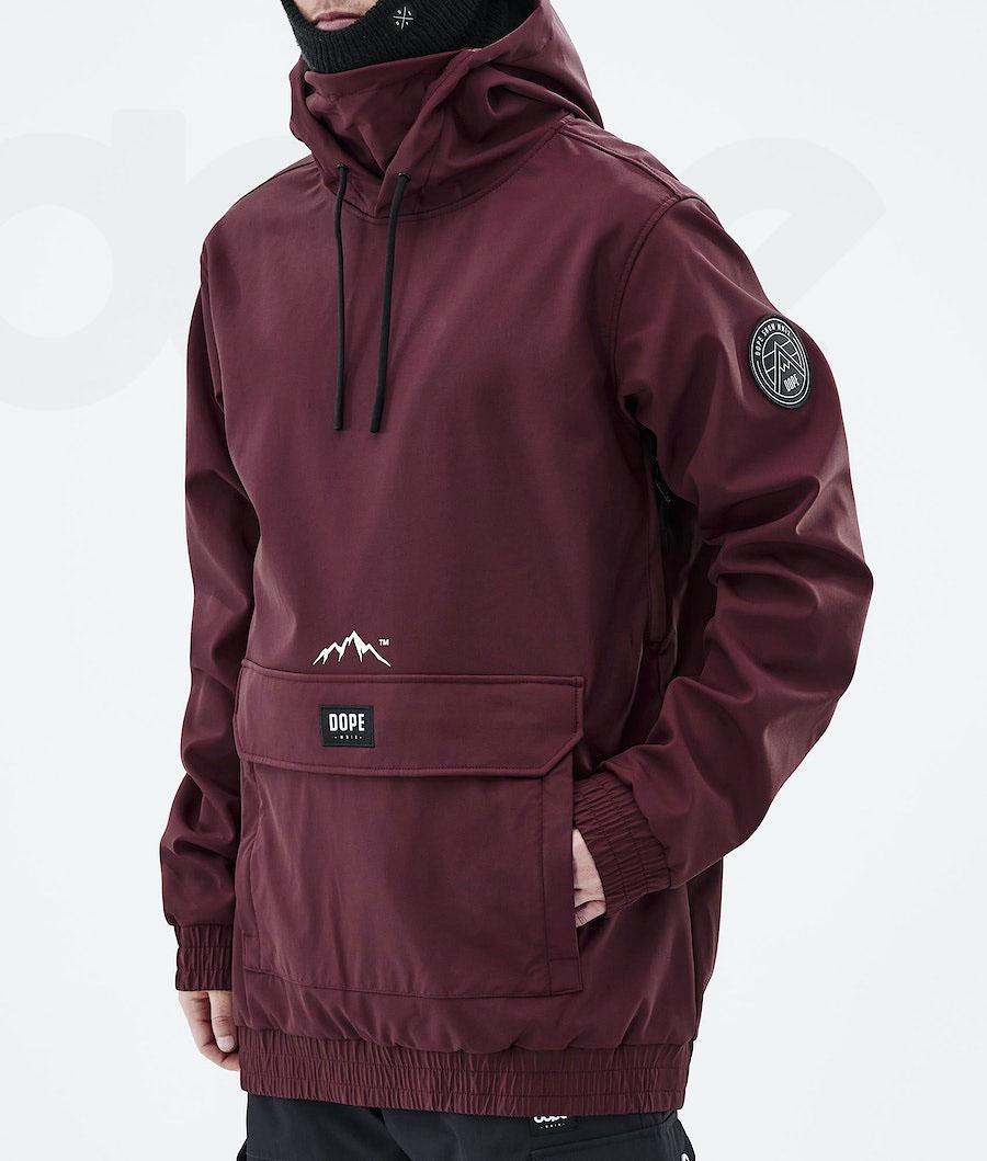 Dope Wylie Patch Muške Skijaške Jakne Bordo | HR1419KI