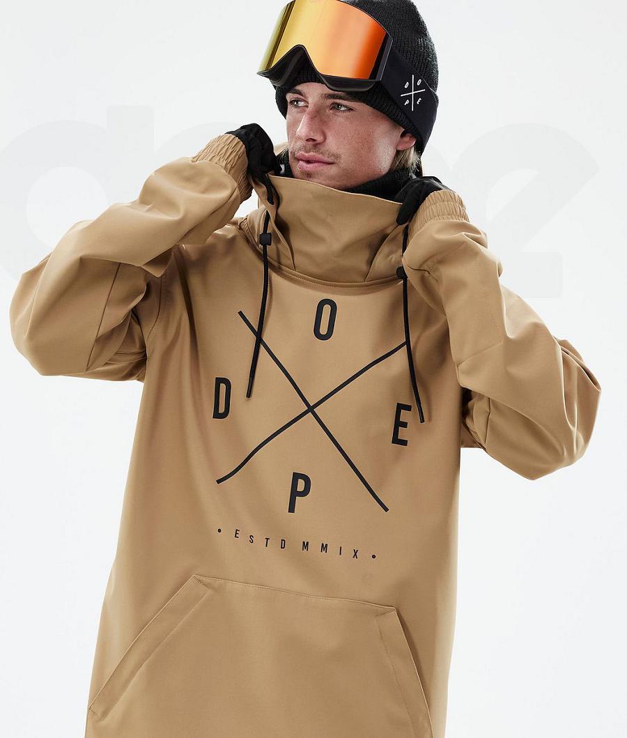 Dope Yeti 2X-Up Muške Skijaške Jakne Zlatne | HR1429WY